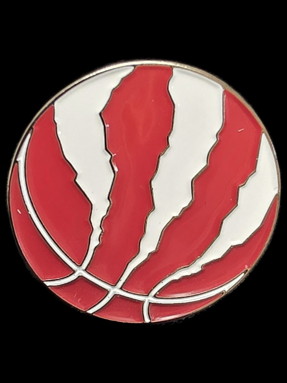 Loonie Sized Toronto Raptors Pin